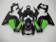Kits Carenagem Moto EX250 08-12 - Preto Verde Kits Carenagem Moto EX250 08-12 - Preto Verde