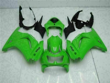Kits Carenagem Moto EX250 08-12 - Verde Preto Ninja