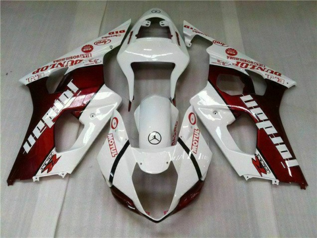 Kits Carenagem Moto GSXR 1000 K3 03-04 - Vermelho Branco