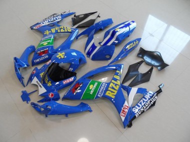 Kits Carenagem Moto GSXR 750 K6 06-07 - Azul Amarelo Rizla