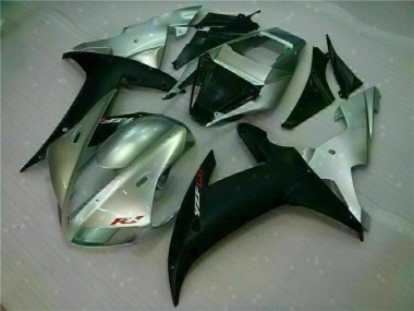 Kits Carenagem Moto R1 02-03 - Prata Preto