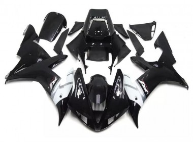 Kits Carenagem Moto R1 02-03 - Preto Branco