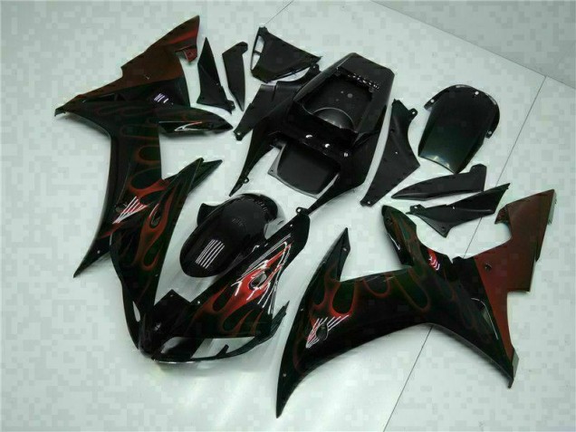 Kits Carenagem Moto R1 02-03 - Preto