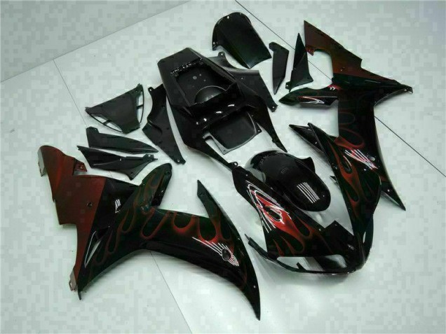 Kits Carenagem Moto R1 02-03 - Preto