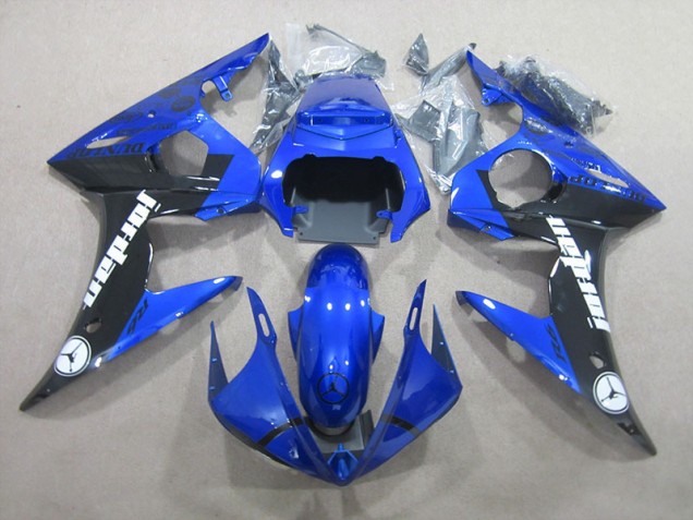 Kits Carenagem Moto R6 03-05 - Azul Preto