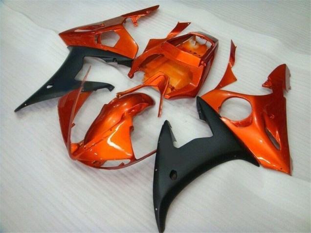 Kits Carenagem Moto R6 03-05 - Laranja Preto
