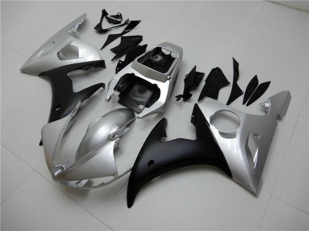 Kits Carenagem Moto R6 03-05 - Prata Preto