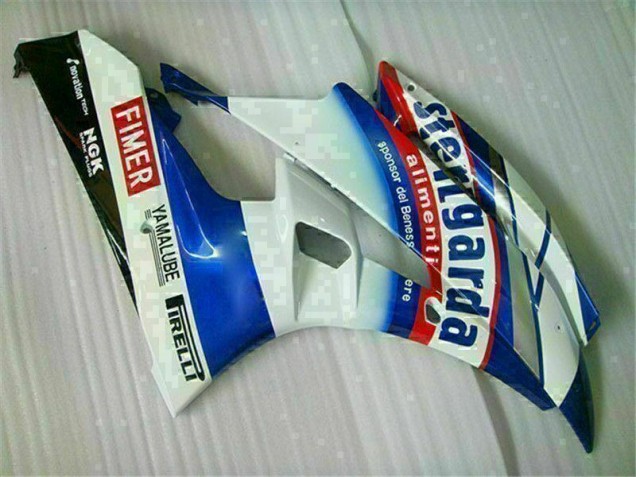 Kits Carenagem Moto R6 06-07 - Branco Azul Kits Carenagem Moto R6 06-07 - Branco Azul