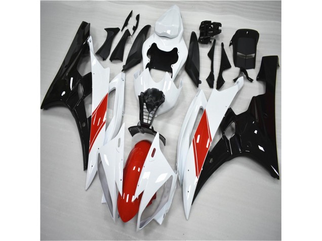 Kits Carenagem Moto R6 06-07 - Vermelho Branco Preto