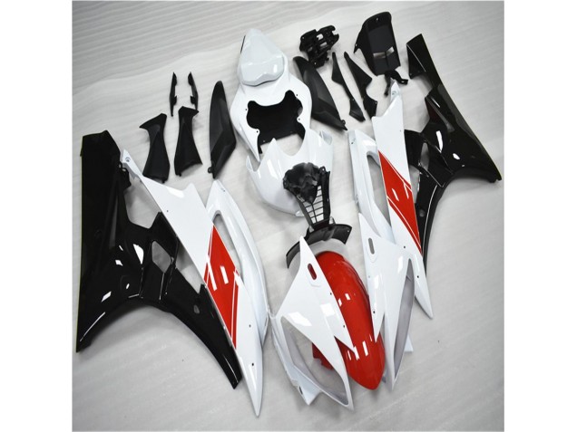 Kits Carenagem Moto R6 06-07 - Vermelho Branco Preto