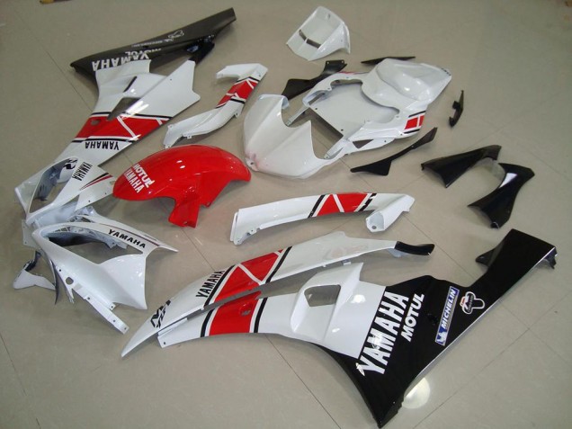 Kits Carenagem Moto R6 06-07 - Vermelho Branco Preto