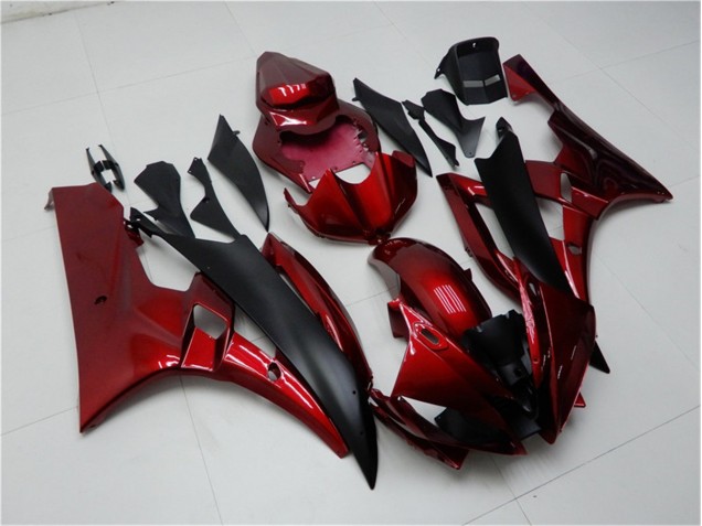 Kits Carenagem Moto R6 06-07 - Vermelho Preto