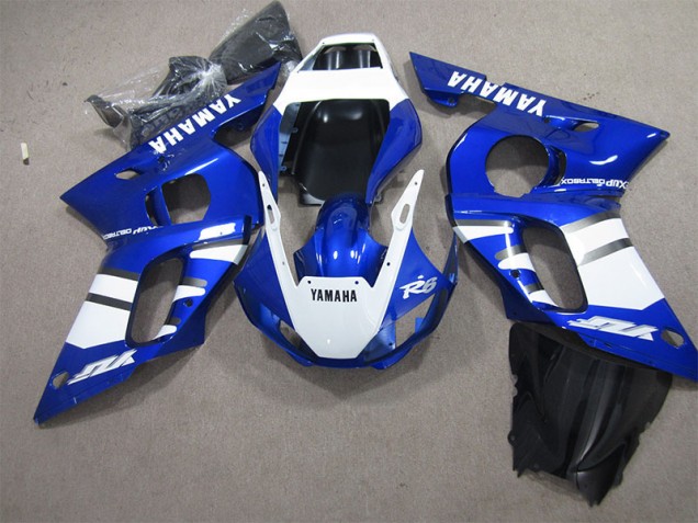 Kits Carenagem Moto R6 98-02 - Azul Branco