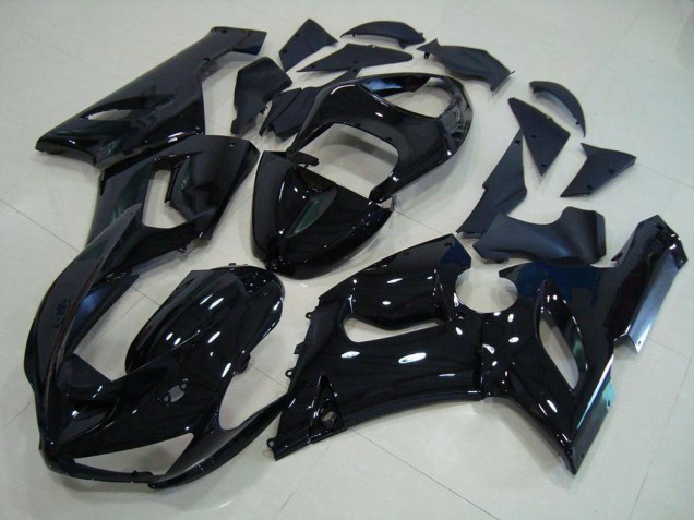 Kits Carenagem Moto ZX6R 05-06 - Preto Brilhante Kits Carenagem Moto ZX6R 05-06 - Preto Brilhante