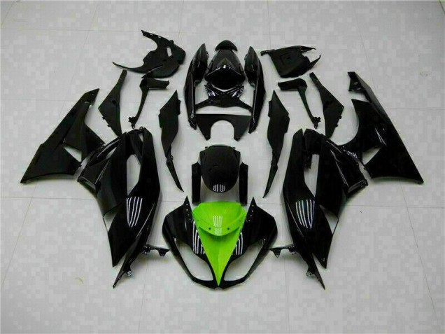 Kits Carenagem Moto ZX6R 09-12 - Preto Verde Kits Carenagem Moto ZX6R 09-12 - Preto Verde