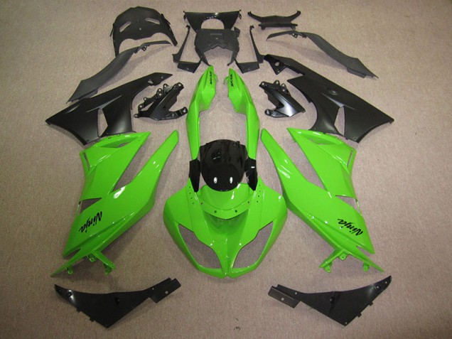 Kits Carenagem Moto ZX6R 09-12 - Preto Verde Kits Carenagem Moto ZX6R 09-12 - Preto Verde
