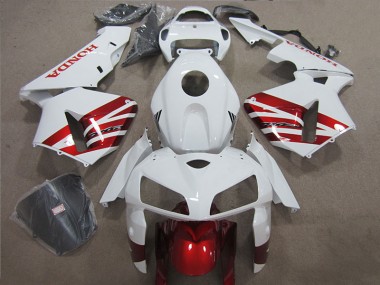 Kits Completo Carenagem Moto CBR 1000RR 04-05 - Branco Vermelho Preto