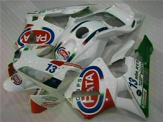 Kits Completo Carenagem Moto CBR 600RR 03-04 - Branco Kits Completo Carenagem Moto CBR 600RR 03-04 - Branco