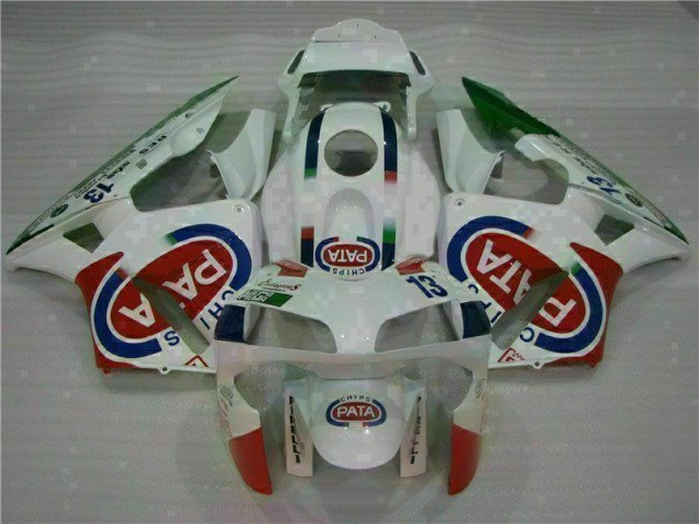 Kits Completo Carenagem Moto CBR 600RR 03-04 - Branco Kits Completo Carenagem Moto CBR 600RR 03-04 - Branco