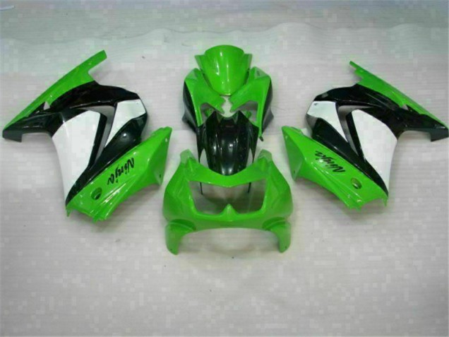 Kits Completo Carenagem Moto EX250 08-12 - Verde Preto Ninja