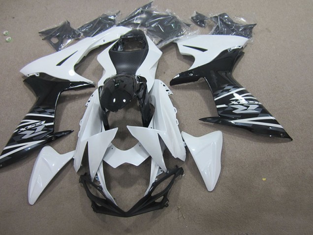 Kits Completo Carenagem Moto GSXR 750 K11 11-21 - Branco Preto Kits Completo Carenagem Moto GSXR 750 K11 11-21 - Branco Preto