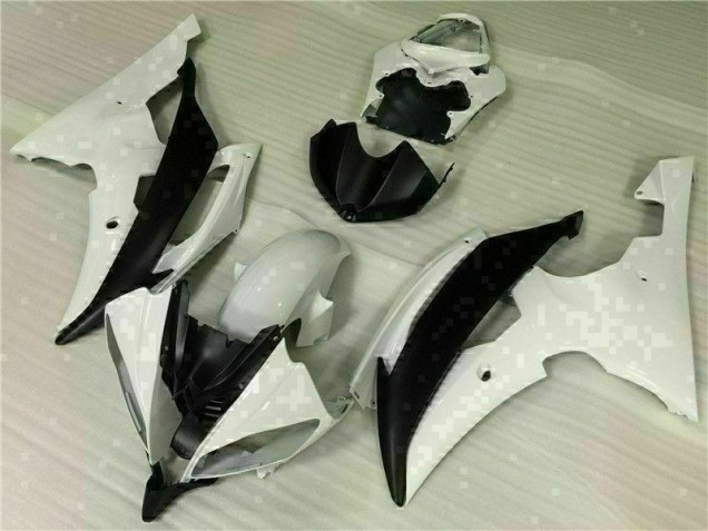 Kits Completo Carenagem Moto R6 08-16 - Branco Preto Kits Completo Carenagem Moto R6 08-16 - Branco Preto