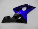 Carenagens Moto Suzuki GSXR 600/750 2004-2005 - Azul Preto Brilhante
