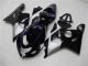 Carenagens Moto Suzuki GSXR 600/750 2004-2005 - Preto Brilhante Prata Azul