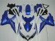 Carenagens Moto Suzuki GSXR 600/750 2008-2010 - Branco Azul