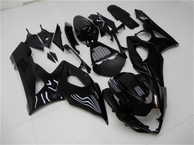 Kits Carenagem Moto Suzuki GSXR 1000 2005-2006 - Preto Brilhante