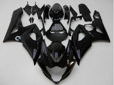 Kits Carenagem Moto Suzuki GSXR 1000 2005-2006 - Preto Brilhante