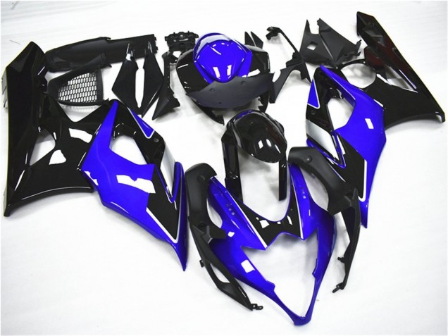 Kits Carenagem Moto Suzuki GSXR 1000 2005-2006 - Azul Preto