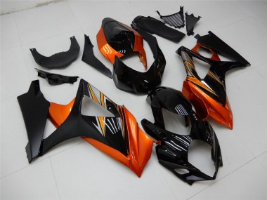 Carenagem Moto Suzuki GSXR 1000 2007-2008 - Laranja Preto