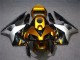 Carenagem Moto Honda CBR600RR 2003-2004 - Prata Ouro Preto Brilhante