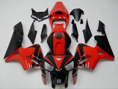 Carenagens ABS Honda CBR600RR 2005-2006 - Vermelho Preto