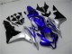 Carenagens Moto Honda CBR600RR 2007-2008 - Prata Azul Preto Brilhante OEM Estilo