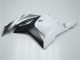 Carenagem Moto Honda CBR600RR 2009-2012 - Branco Cinzento Preto Fosco