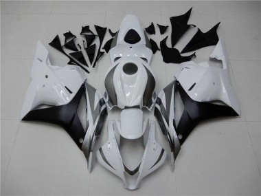 Carenagem Moto Honda CBR600RR 2009-2012 - Branco Cinzento Preto Fosco