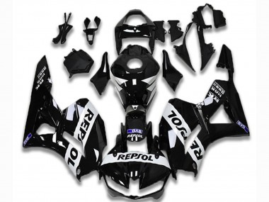 Carenagens Moto Honda CBR600RR 2013-2023 - Preto Brilhante Branco Repsol