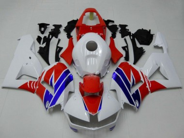 Carenagem Moto Honda CBR600RR 2013-2026 - Branco Vermelho Azul