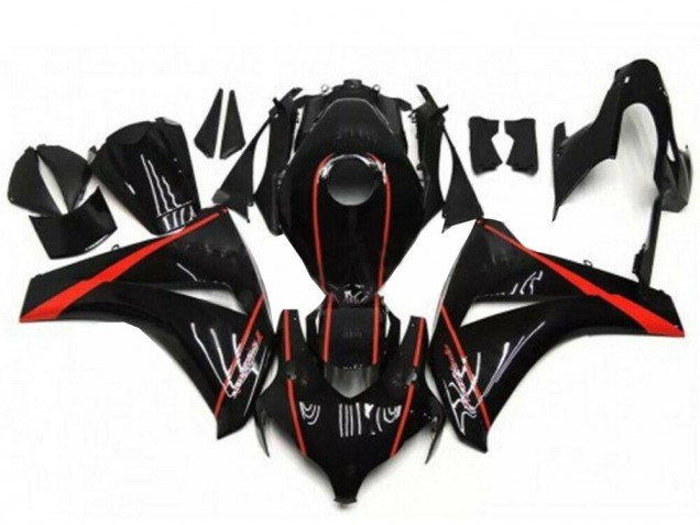Carenagens Moto Honda CBR1000RR 2008-2011 - Preto Brilhante Vermelho