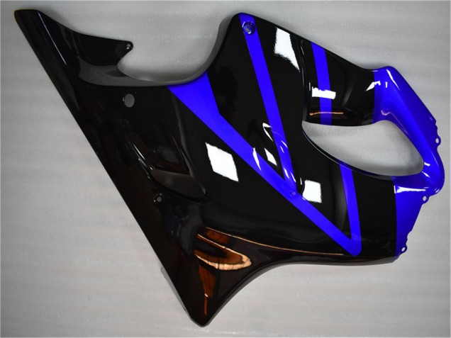 Kits Carenagem Moto Honda CBR600 F4i 2004-2007 - Azul Preto Brilhante