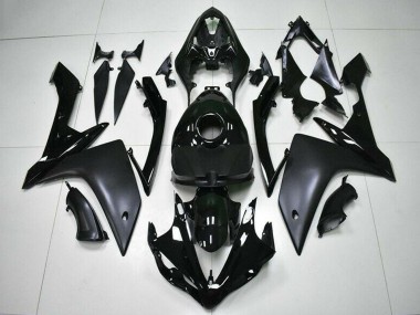 Carenagens Moto Yamaha YZF R1 2007-2008 - Preto Brilhante Preto Fosco