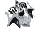 Carenagem Moto Yamaha YZF R1 2007-2008 - Branco Preto Fosco