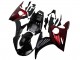 Kits Carenagem Moto Yamaha YZF R6 2003-2004 - Preto Brilhante Vermelho