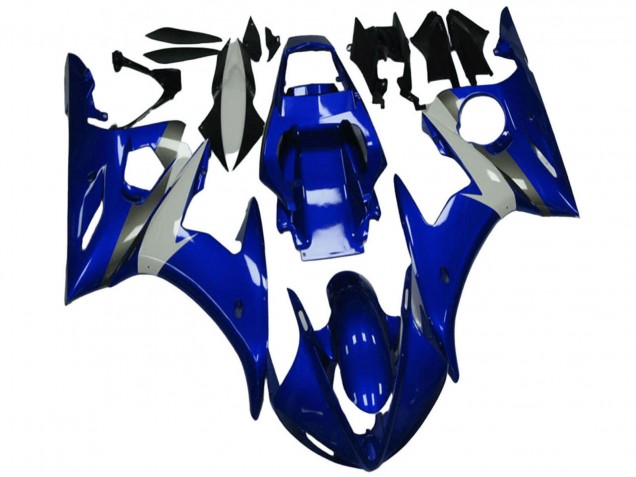 Carenagem Moto Yamaha YZF R6 2003-2004 - Azul Branco