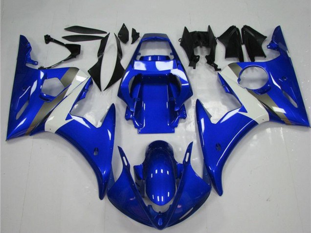 Carenagem Moto Yamaha YZF R6 2003-2004 - Azul Branco