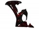 Carenagem Moto Yamaha YZF R6 2003-2004 - Preto Brilhante Vermelho Chama