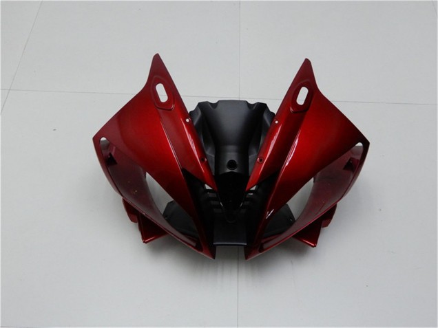 Kits Carenagem Moto Yamaha YZF R6 2006-2007 - Vermelho Preto Fosco