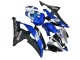 Carenagens Moto Yamaha YZF R6 2008-2016 - Branco Azul Preto Fosco Yamalube
